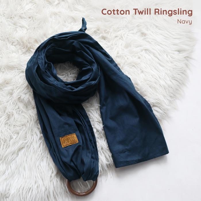 Gambar Gendongan Bayi Newborn Toddler Mshape Ringsling Cotton Twill CuddleMe - Navy dari Gendongan Surabaya undefined Tokopedia
