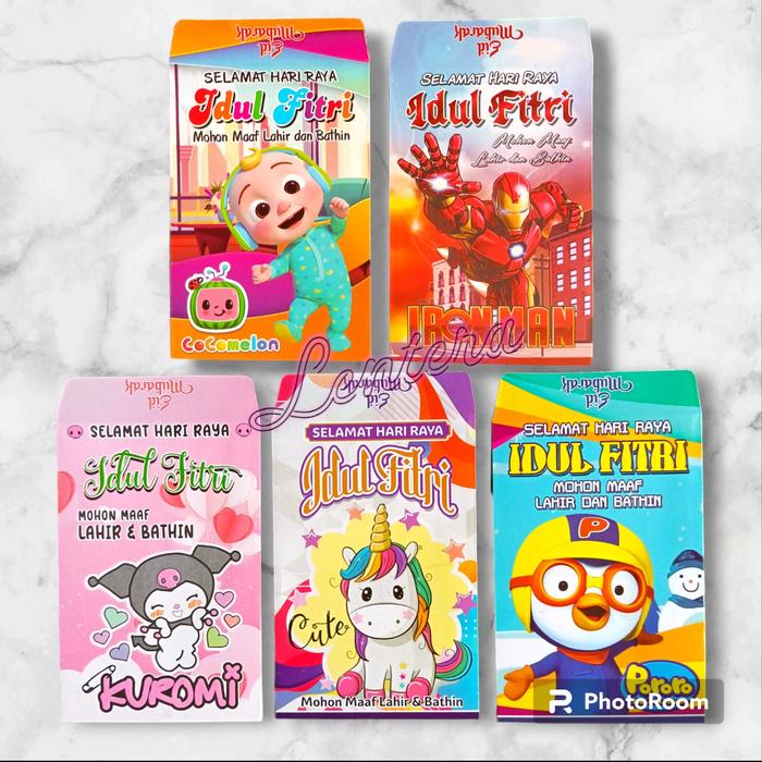 Gambar Angpao / Amplop Lebaran Gambar ATM / UANG MAINAN / KARTUN / SNACK - KARTUN CAMPUR, 50 LEMBAR dari Lentera shop29 undefined Tokopedia