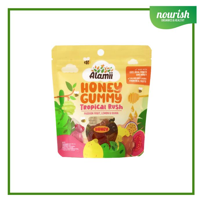 Gambar Alamii Honey Gummy 40gram - TROPICAL RUSH  dari Nourish Indonesia BSD Tangerang Selatan undefined Tokopedia