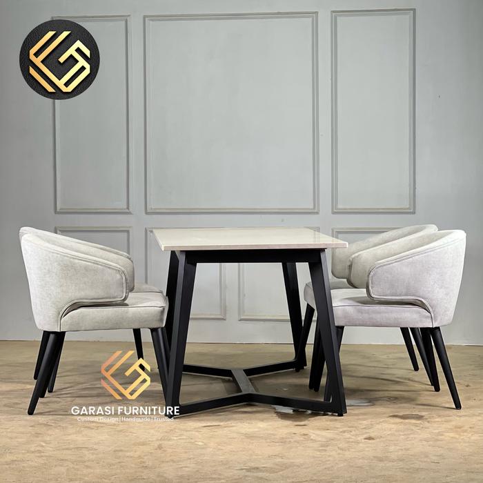 Gambar set meja makan kursi cafe paket hemat dari jepara dari Garasi Furniture_NEW undefined Tokopedia