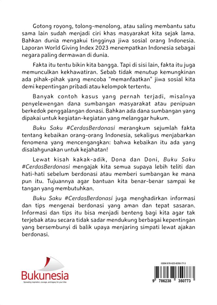 Gambar 2 - Buku Saku #CerdasBerdonasi