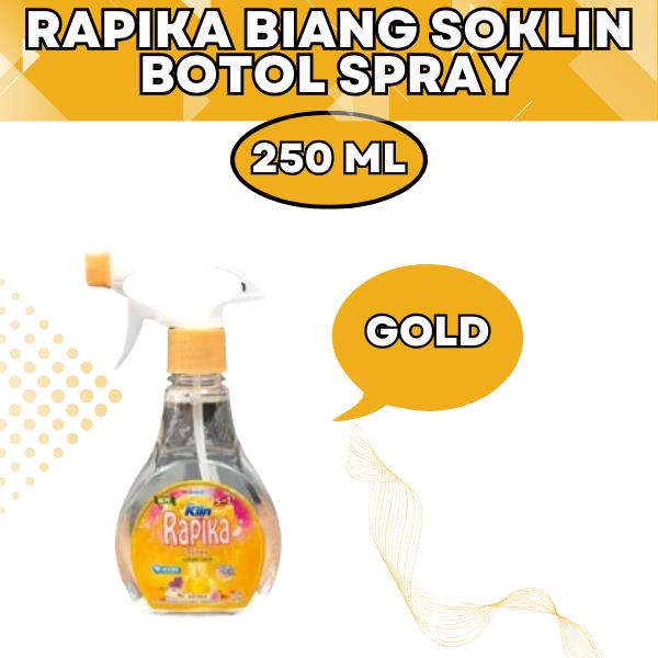 Gambar RAPIKA BIANG SOKLIN BOTOL SPRAY 250 ml - Gold Btl dari JTRUST undefined Tokopedia