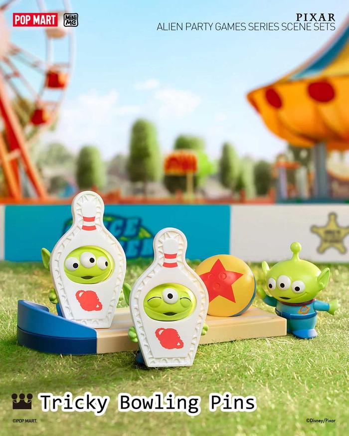 Gambar Pop Mart Pixar Alien Party Games Scene Sets Series - Tricky Bowling  dari Diecastindo undefined Tokopedia