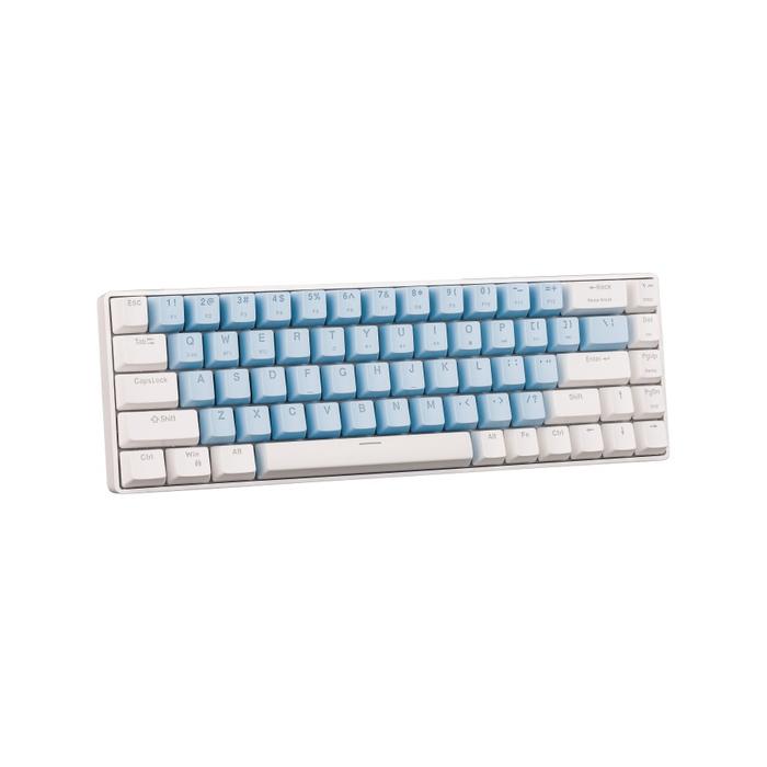 Gambar Keyboard Gaming Digital Alliance Wireless Mechanical Meca Air S - CERULEAN-WHITE, Switch Brown dari Top Tech Comp undefined Tokopedia