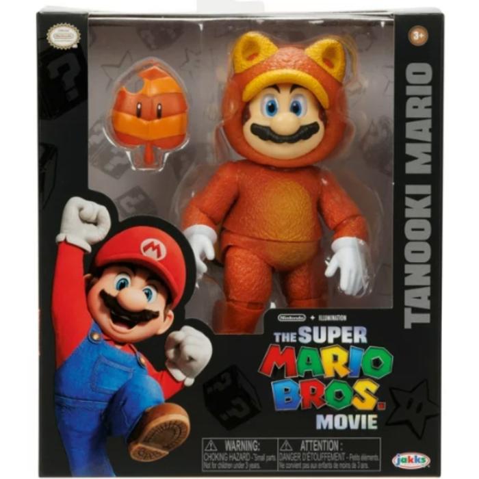 Gambar Super Mario Bros Cat Mario Toad Tanooki Action Figure with Accessory - Tanooki Mario dari Mishana Shop undefined Tokopedia