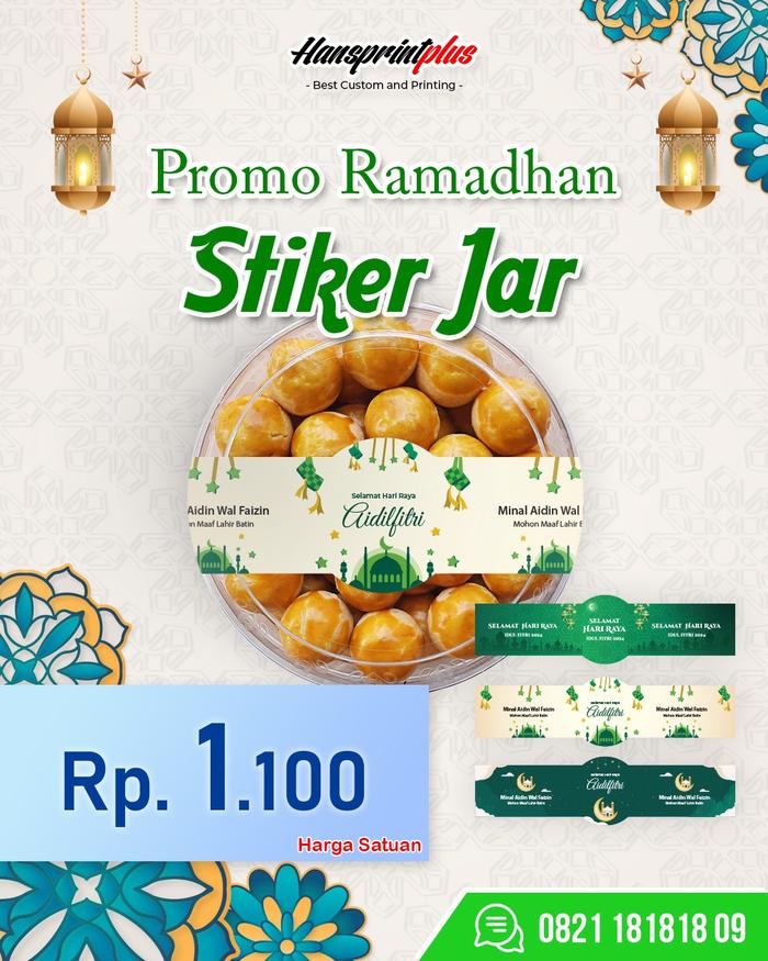Gambar STIKER SEGEL / STIKER SEGEL TOPLES / STIKER SEGEL BOTOL / STIKER SEAL - JAR 1 dari Hansprintplus undefined Tokopedia