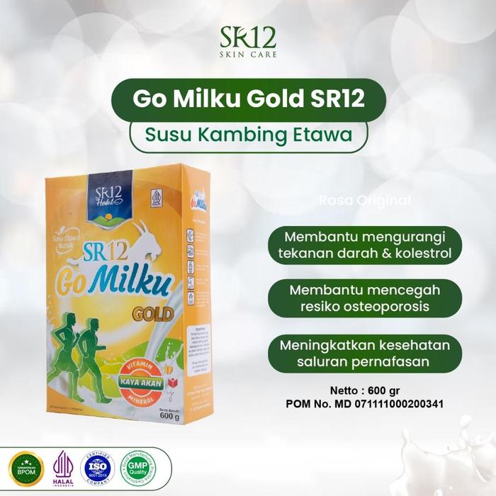 Gambar Baruuu Go Milku Gold Susu Kambing Sr12 Etawa Asli Atasi Nyeri Sendi - 600 g dari Hide Aestetic undefined Tokopedia
