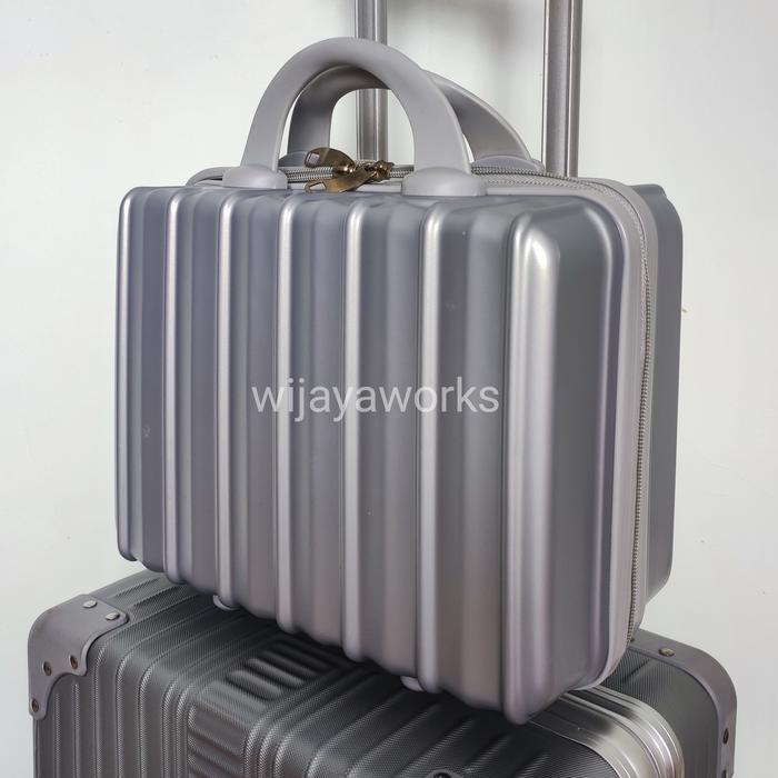 Gambar Tas Koper Harcase Beauty Case 14 inchi - Silver dari wijayaworks undefined Tokopedia