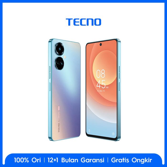 Gambar Tecno Camon 19 Pro NFC 8/128 Ram 8GB Rom 128GB Garansi Resmi - Blue dari MnM Phone undefined Tokopedia