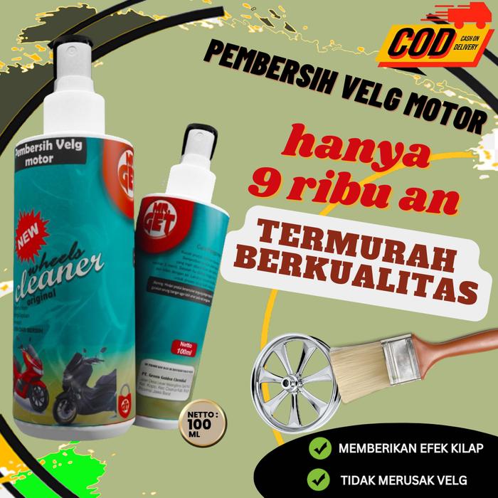 Gambar Cairan pengkilap velg motor penghilang kerak kotoran perawatan - 100ml dari TheKings88 undefined Tokopedia