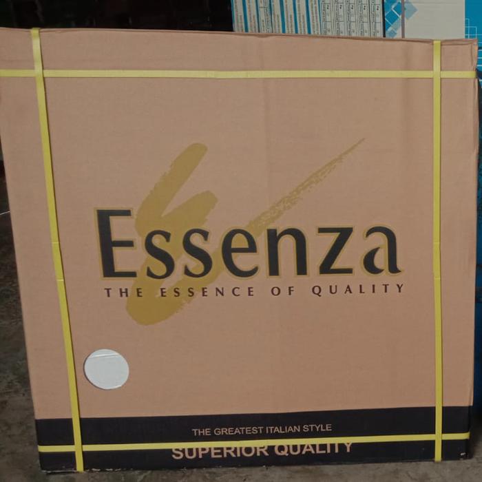 Gambar Granit Lantai 60x60 Essenza Prince Rubert Glossy Putih Bintik Abu KW1 - KW2 dari Family Granit undefined Tokopedia