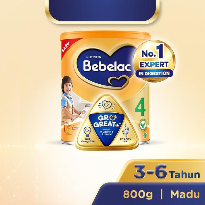Gambar Bebelac 4 Susu Formula Anak 800 g - Madu dari BEAUTIQME undefined Tokopedia
