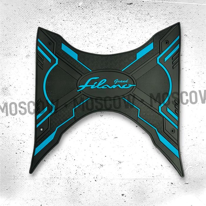 Gambar PIJAKAN KAKI KARPET MOTOR FILANO BAHAN KARET TEBAL ALAS KAKI FILANO - Biru dari Visor Market undefined Tokopedia