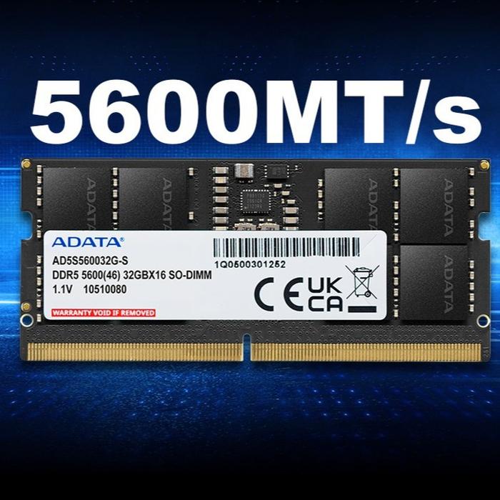 ADATA DDR5 SODIMM 5600 8GB 2枚 16GB DDR5 5600 SO-DIMM Memory