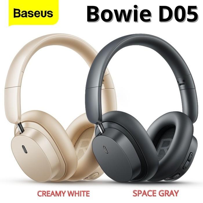Gambar BASEUS Bowie D05 Headset Wireless Bluetooth 5.3 Headphones D-05 - Grey dari Top Tech Comp undefined Tokopedia