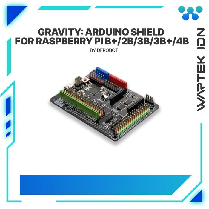 Gambar Gravity: Arduino Shield for Raspberry Pi B+/2B/3B/3B+/4B By DFRobot dari Wartek IDN undefined Tokopedia