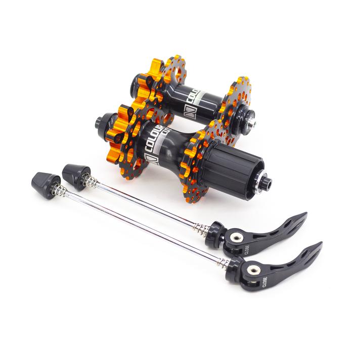 Nautilus Sealed Bearing Freehub Bicycle Hub Front&Rear, Alloy