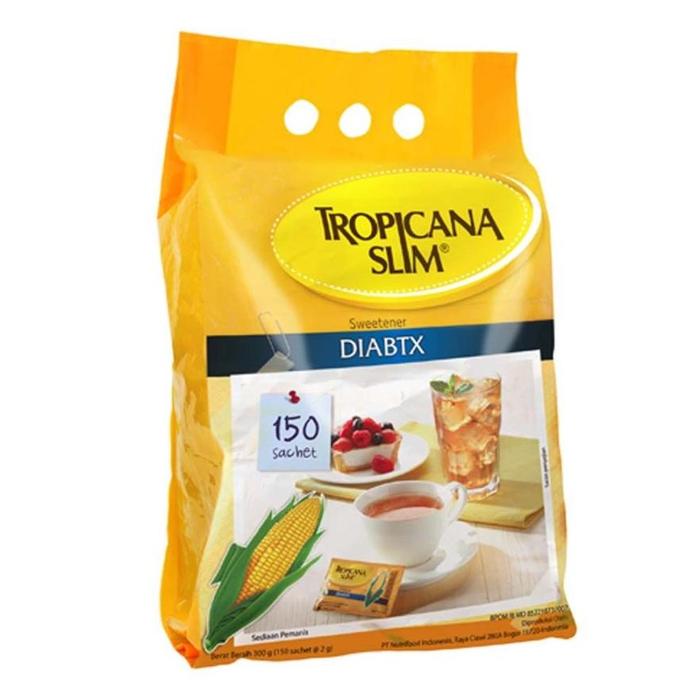Gambar TROPICANA SLIM SWEETENER DIABTX 150 sachet dari AfrinaSnack undefined Tokopedia