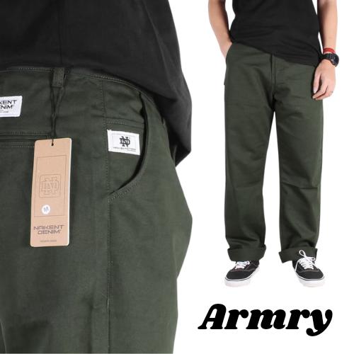 Gambar Chino Standar Pria Reguler Non Stritch - Army, S dari Rensbdg undefined Tokopedia