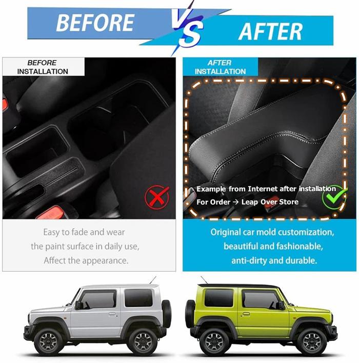Gambar Console Box Jimny JB74| Armrest JB74| Arm Rest Jimny| Aksesoris Jimny dari Leap Over Store undefined Tokopedia