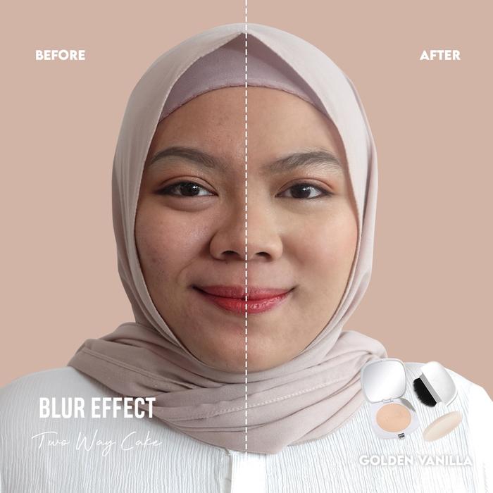 Gambar Jacquelle Blur Effect Two Way Cake - Bedak TWC Compact Powder - Golden Vanilla dari Baba S undefined Tokopedia