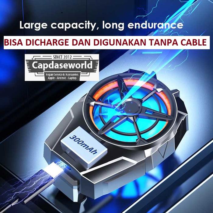 Gambar Kipas pendingin hp smartphone iphone cooling fan rechargeable  x52 dari capdaseworld apple repair service undefined Tokopedia