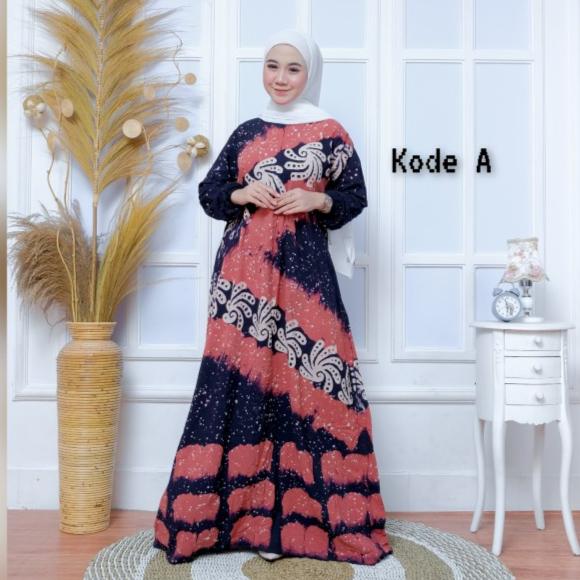 Gambar GAMIS RAYON PREMIUM | DRESS MUSLIM | HOMEY DRESS | GAMIS TWILL ORI - kode A dari wishara batik undefined Tokopedia