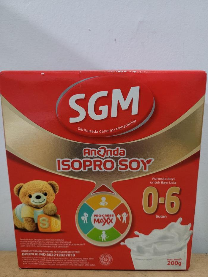 Gambar SGM Ananda Isopro Soy 0-6 Bulan Exp Date 2025 dari DANZ POMADE STORE undefined Tokopedia