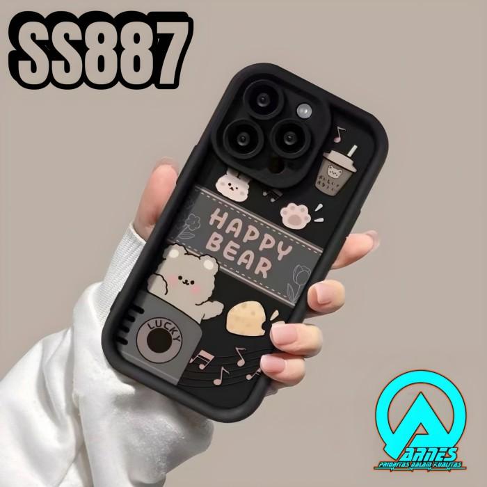 Gambar Case Xiaomi Redmi 13C 12C 11A 9A A2 Poco C65 M2 shockproof happy bear - SS887, Type Lain Chat dari Arnes Store undefined Tokopedia