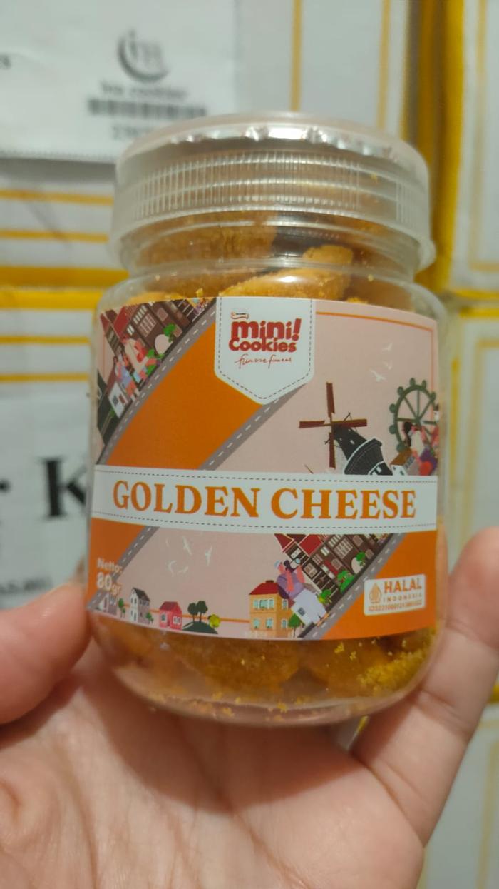 Gambar MINI COOKIES BY INA COOKIES KUE KERING MINI TOPLES KECIL RASA PREMIUM - GOLDEN CHEESE, MINI dari Ina Cookies Pondok Kelapa undefined Tokopedia