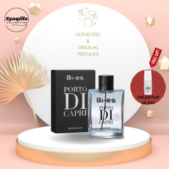 Parfum Parfume Asli Original Pria Bies Porto Di Capri Men Edt 100ml