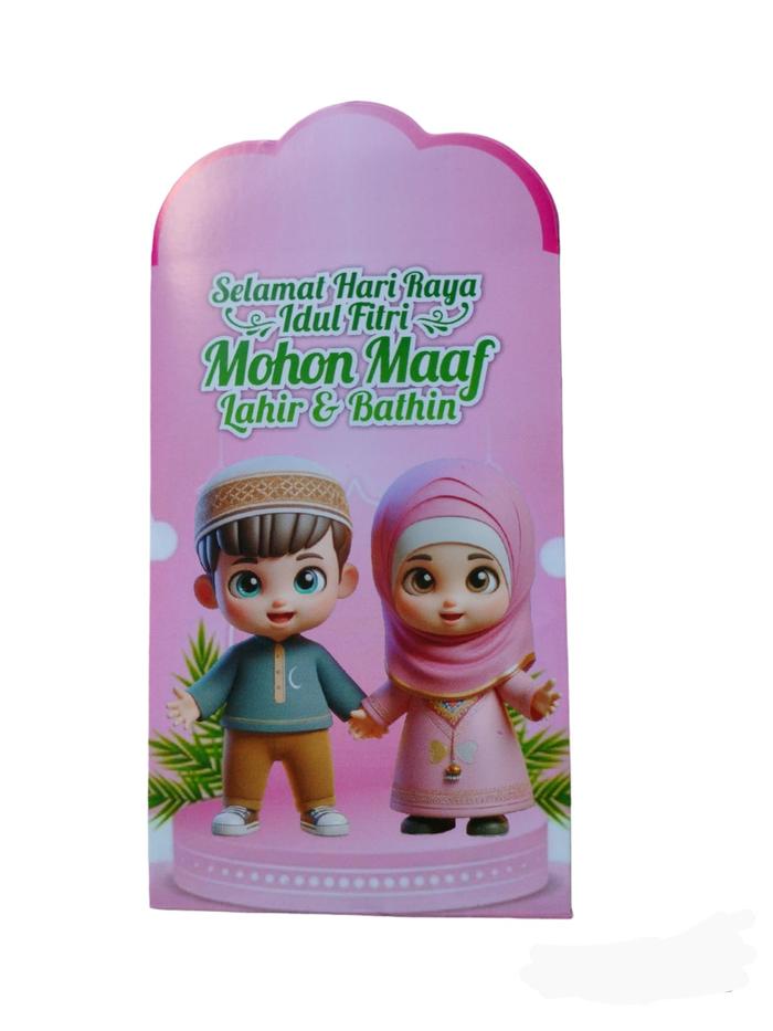 Gambar Amplop Lebaran / Amplop Uang Lebaran Idul Fitri / Amplop snack - pink kadik, 25 pcs dari JUJUSIDKI undefined Tokopedia