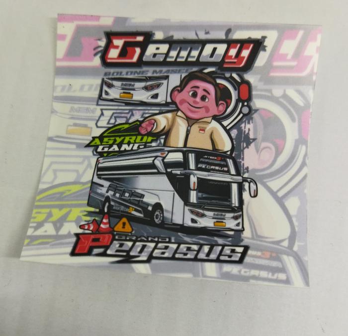 Gambar stiker kota green pegasus edisi GEMOY asli unit - gemoy vinil dari Byarkhan undefined Tokopedia