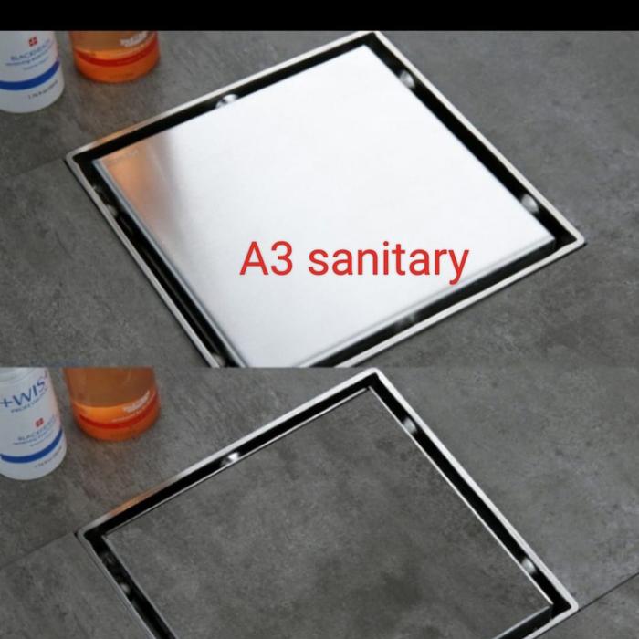 Gambar Smart drain stainless steel sus 304 smart floor drain/ saringan got - Silver dari A3 Sanitary undefined Tokopedia