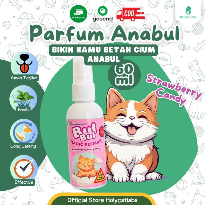Gambar BUL BUL premium parfum kucing aman terjilat 60ml BULBUL - BUL CANDY dari Alfapet_NEW undefined Tokopedia
