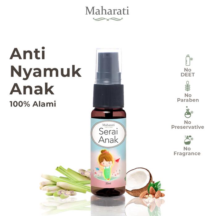 Gambar Serai Anak Maharati| Anti Nyamuk & Serangga Untuk Kulit Anak All Size - 20ml dari Maharati undefined Tokopedia