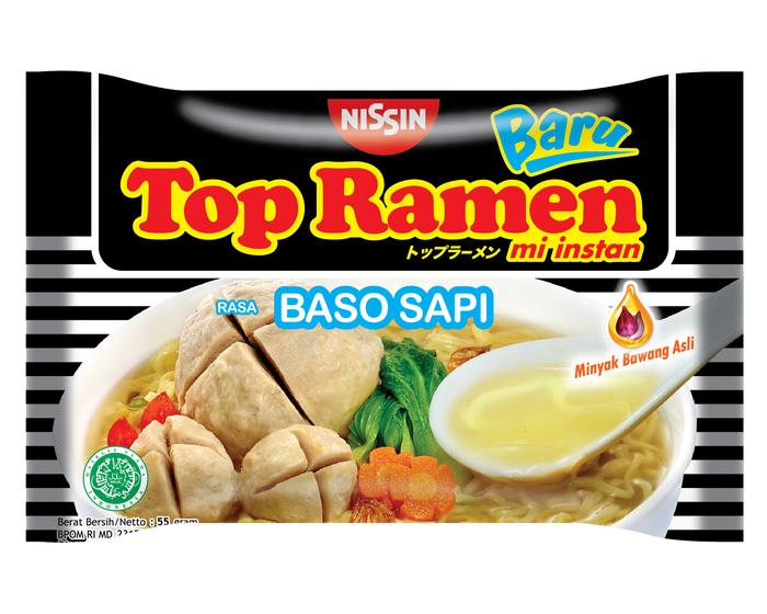 Gambar Nissin Top Ramen Baso Sapi BARU 55gr dari miniZhop undefined Tokopedia