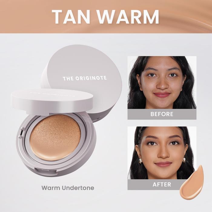 Gambar The Originote High Cover Serum Cushion -  Tan Warm dari el beaute undefined Tokopedia