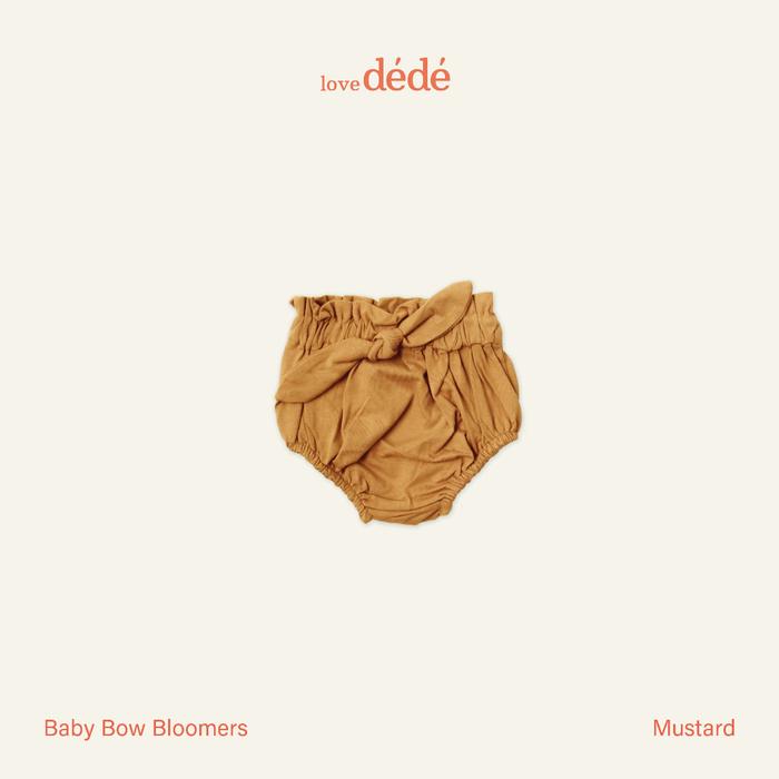 Gambar lovedede - Baby Bow Bloomers - Baby Shorts Newborn Perempuan - Mustard, 0-6 Months dari Lovedede undefined Tokopedia