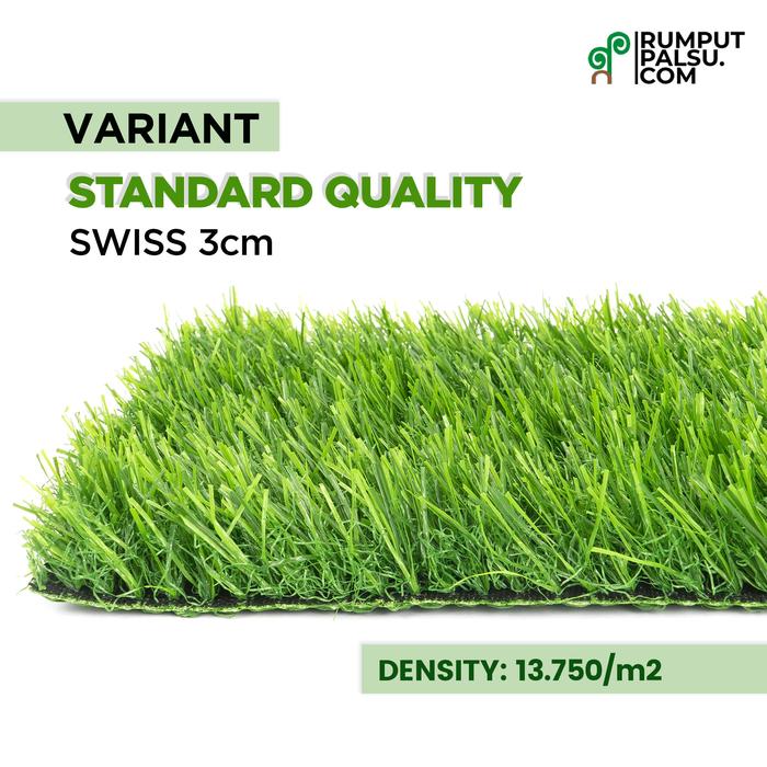 Gambar Karpet Rumput Sintetis Swiss 3 cm Sumara Artificial - Standar dari rumputpalsucom undefined Tokopedia