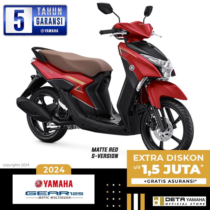 Gambar DETA-Sepeda Motor Yamaha Gear S 125 2024 - Matte Red, Jakarta dari DETA Yamaha Pd Bambu undefined Tokopedia