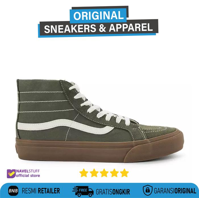 VANS Sk8 Hi 38 Decon VR3 SF Salt Wash Dark Olive 39 di Navel Stuff  Official Tokopedia