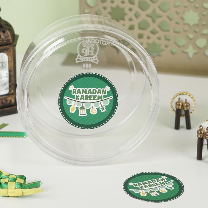 Gambar Stiker Bulat Label Toples Kue Kering Ramadhan Idul Fitri Lebaran - RamKareemHijau dari Selaras Printing undefined Tokopedia