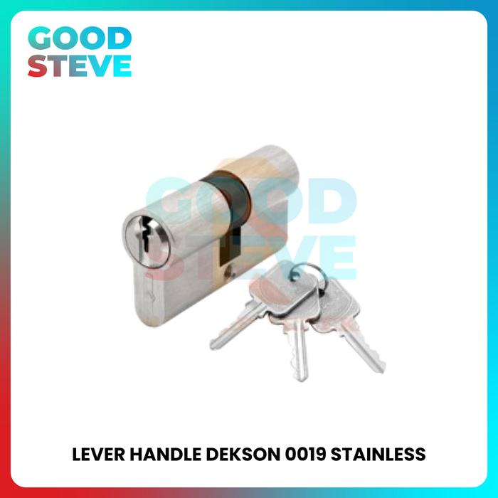 Gambar Lever Handle Dekson 0019 Stainless 304 SSS + PSS - Cylinder Only dari GoodSteve undefined Tokopedia