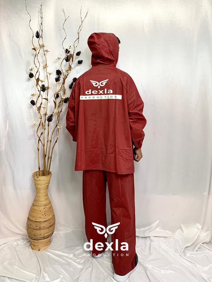 Gambar Stylish New Sale !!! Jas Hujan Wanita Mantel Hujan Cewek Tebal Dan - Merah Ati, XXL BB max 85 dari DEXLA PRODUCT undefined Tokopedia