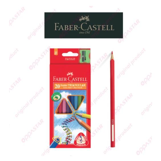 Gambar Pensil Warna Set Segitiga Faber Castell Junior Triangular isi 10 20 30 - 20 Warna dari idea homeware undefined Tokopedia