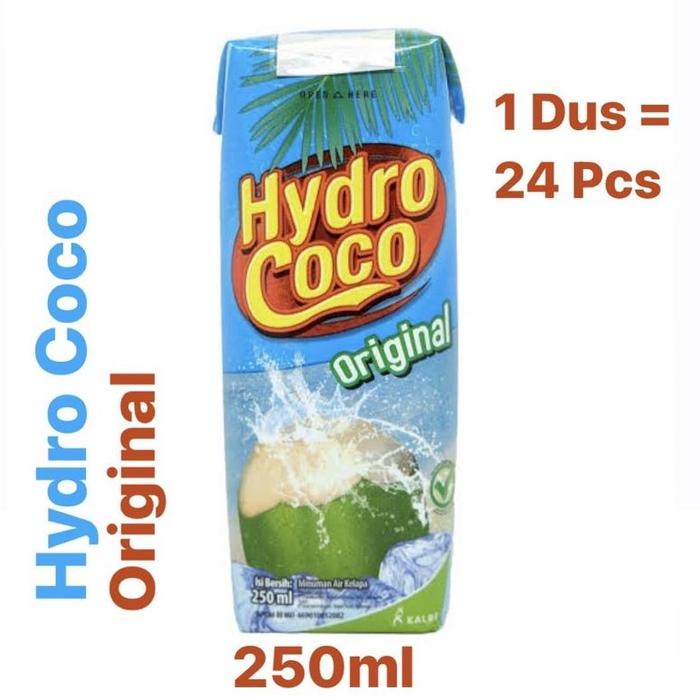 Gambar 〖Hydro Coco 250ml | 1 Dus - 24 Botol (@250ml) | Dengan Sedotan〗 dari adaestore undefined Tokopedia