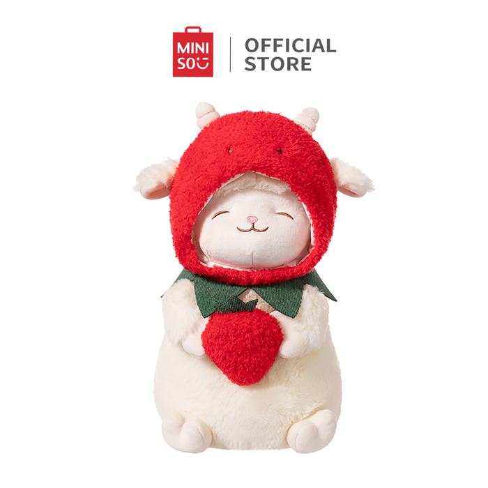 Gambar MINISO Mainan Boneka Domba Lucu Seri Lamb Baa Dari - Strawberry dari minisoshopid undefined Tokopedia