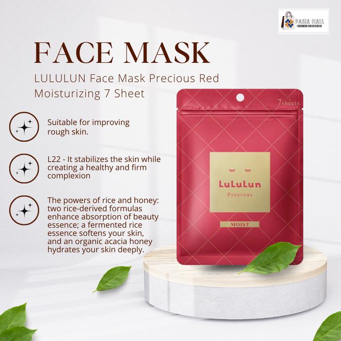 Gambar lululun sheet mask 7days - Red dari Arch Mall Indonesia undefined Tokopedia