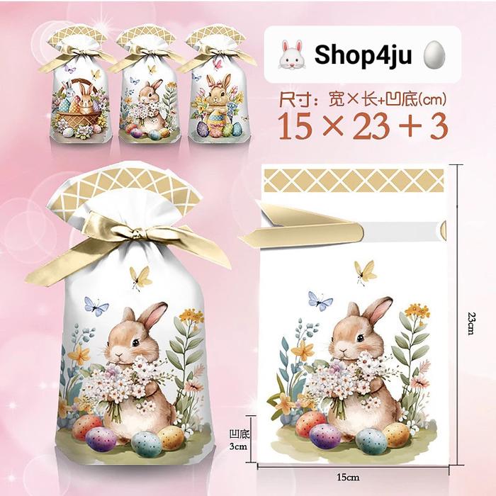 Gambar Ready Tas Kantong Easter Day Bunny Rabbit Egg Paskah - Easter New 3 dari Shop4ju undefined 5 Tokopedia